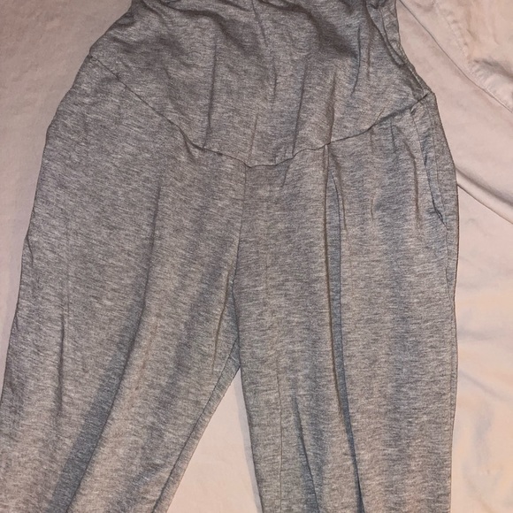 Maternity Leggings Gray - Picture 5 of 8